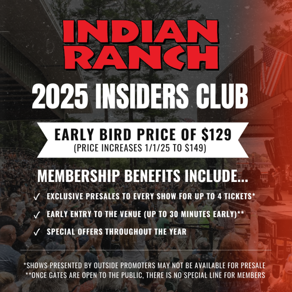 Indian Ranch 2025 Insiders Club