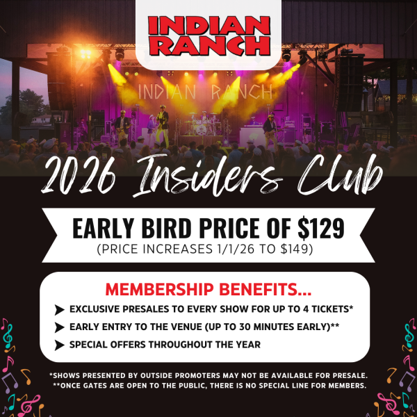 Indian Ranch 2026 Insiders Club
